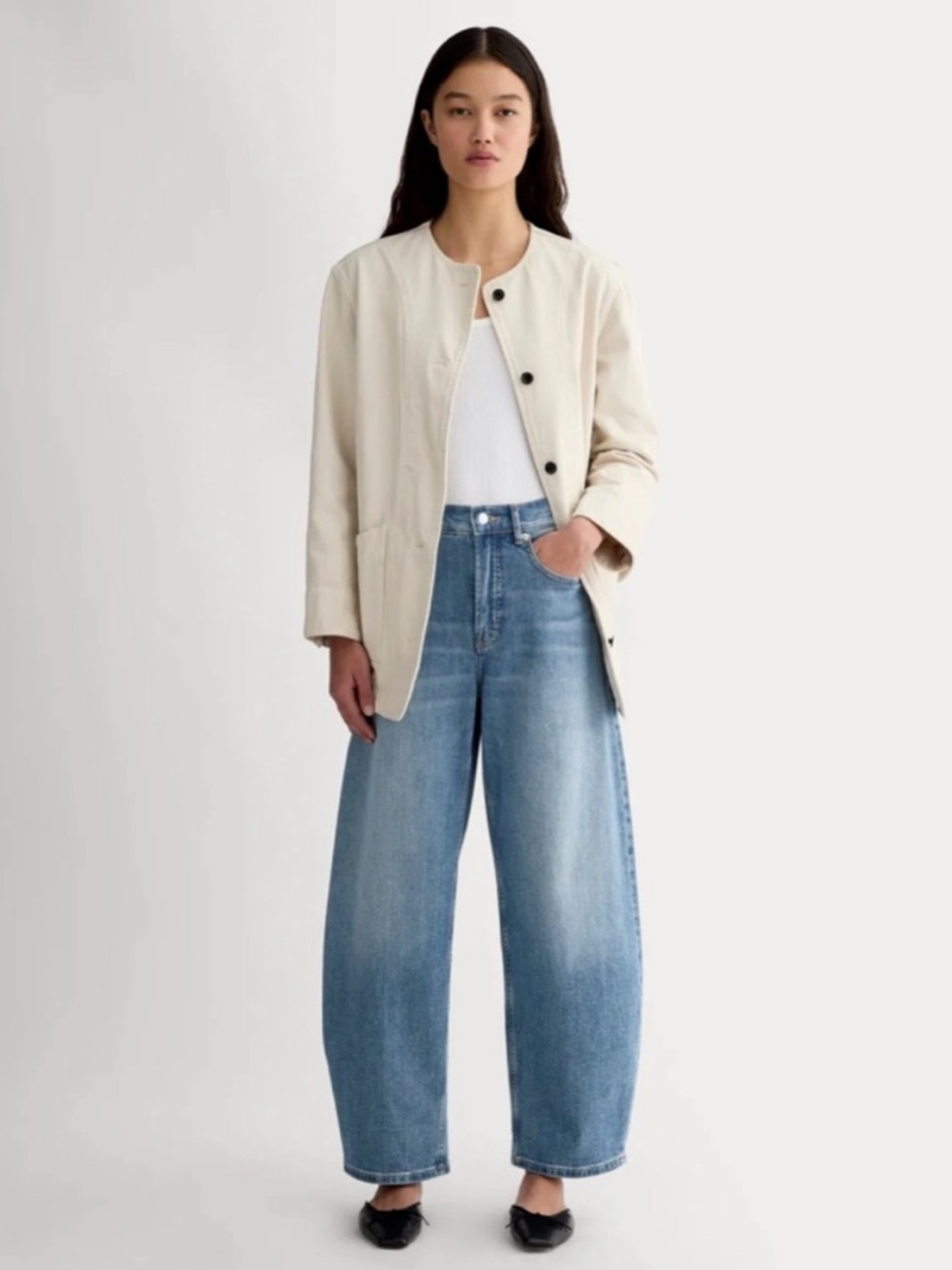 Everlane the Way-High Barrel Jeans Size 28
